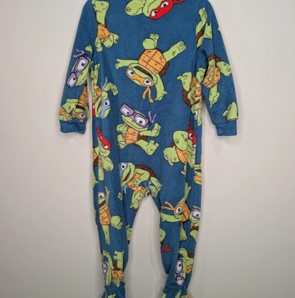 Teenage Mutant Ninja Turtles‎ Footie Pajamas 3T | Nickelodeon Fleece Zip-Up